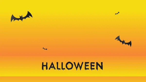 Fondo Halloween Fondo Halloween Tarjeta Halloween Con Estilo Corte Papel — Vector de stock
