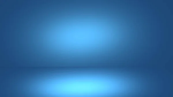 Fundo Gradiente Azul Escuro Com Holofotes Luz — Fotografia de Stock