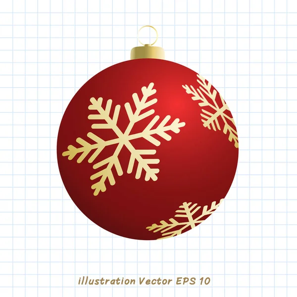 Векторные Рождественские Открытки Мячом — стоковый вектор