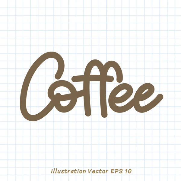 Symbol Der Kaffeebohnen Auf Dem Hintergrund Vektor Illustration — Stockvektor