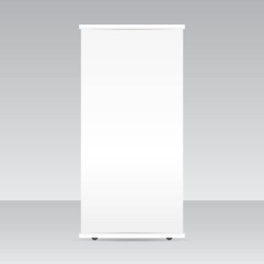 Boş ilan panosu. Reklam afişi. 3d oluşturma