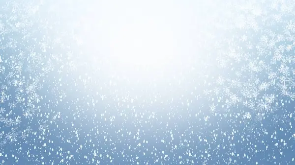 Tło Zimowe Płatkami Śniegu — Zdjęcie stockowe
