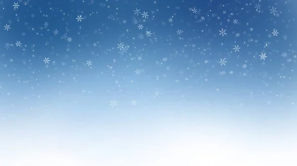 Winterachtergrond Met Sneeuwvlokken Vectorillustratie Eps — Stockfoto