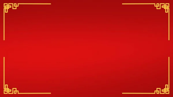 Rotes Chinesisches Neujahrs Grußkartendesign — Stockfoto