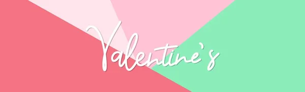 Biglietto San Valentino Con Cuori Colorati — Foto Stock
