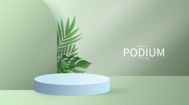 3D Arkaplan Ürün Görünümü, Soyut Vektör Hazırlama 3d, Ürün Ekran Sunumu, Göstermek için Aşama, Vektör İllüstrasyon EPS 10