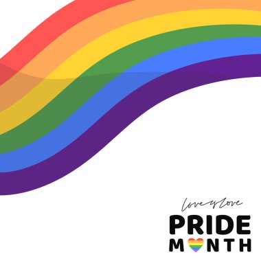 Gurur ayı için bir arkaplan vektör illüstrasyonu.