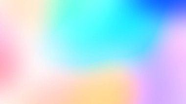 Renkli Bulanık Soyut Arkaplan, Yanardöner Renklerin Pürüzsüz Dönüşümleri, Yumuşak pastel renk gradyanı, Renkli Gökkuşağı Arkaplanı