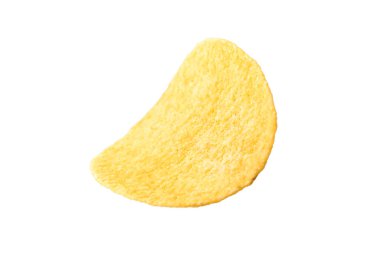 Patates cipsi beyaz arkaplanda izole