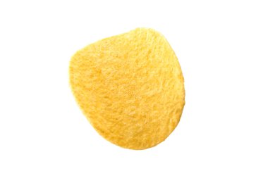 Patates cipsi beyaz arkaplanda izole