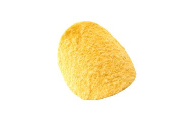 Patates cipsi beyaz arkaplanda izole