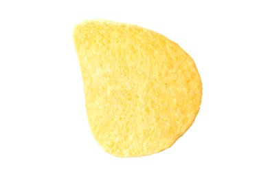 Patates cipsi beyaz arkaplanda izole