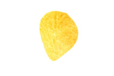 Patates cipsi beyaz arkaplanda izole