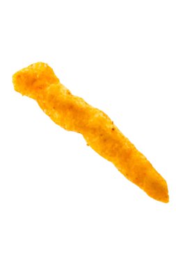 Beyaz arka planda izole edilmiş kızarmış tavuk kanatları.