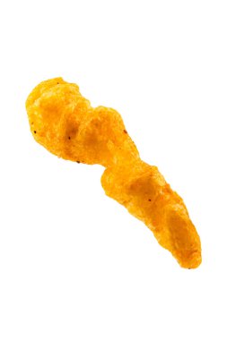 Patates cipsi beyaz arkaplanda izole