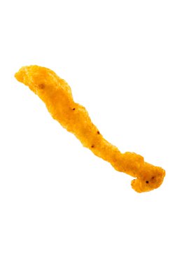 Kızarmış tavuk beyaz arka planda izole edilmiş