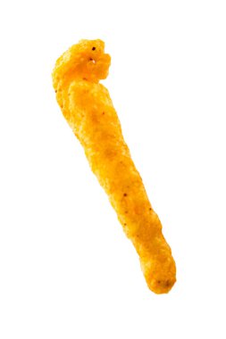 Kızarmış mısır beyaz arkaplanda izole