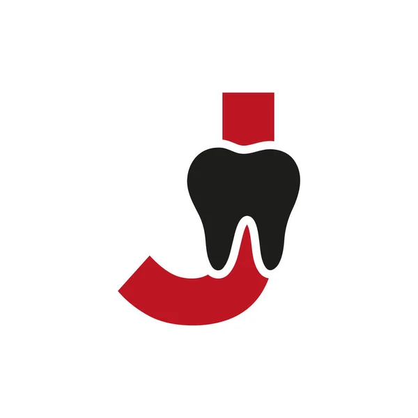 Літера Концепція Стоматологічного Логотипу Символом Зубів Векторний Шаблон — стоковий вектор
