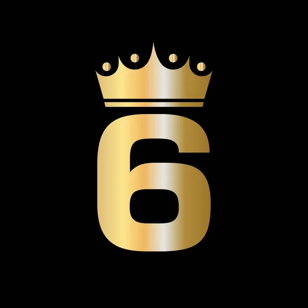 Carta Charity Crown Logo Design Com Modelo Vetor Símbolo Unidade — Vetor de Stock