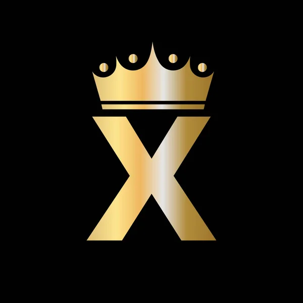 Brev Charity Crown Logo Design Med Enhetssymbol Vektor Mall — Stock vektor
