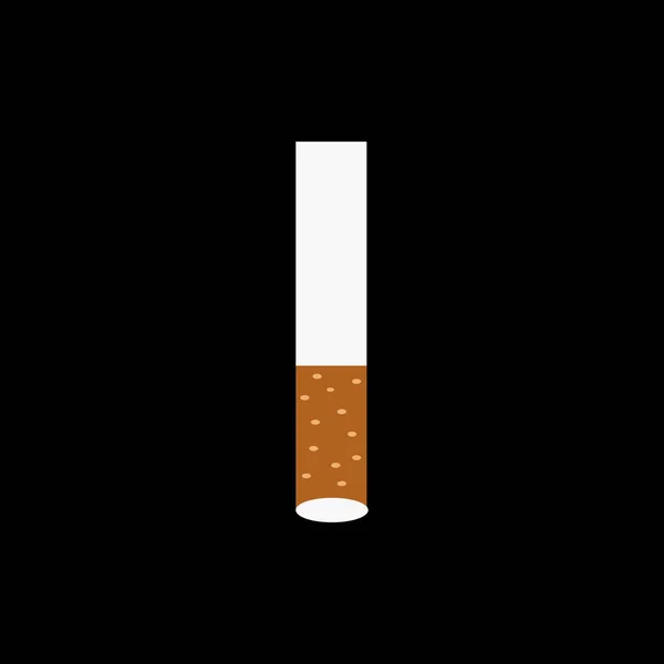Ícone Cigarro Logotipo Tabaco Vector — Vetor de Stock