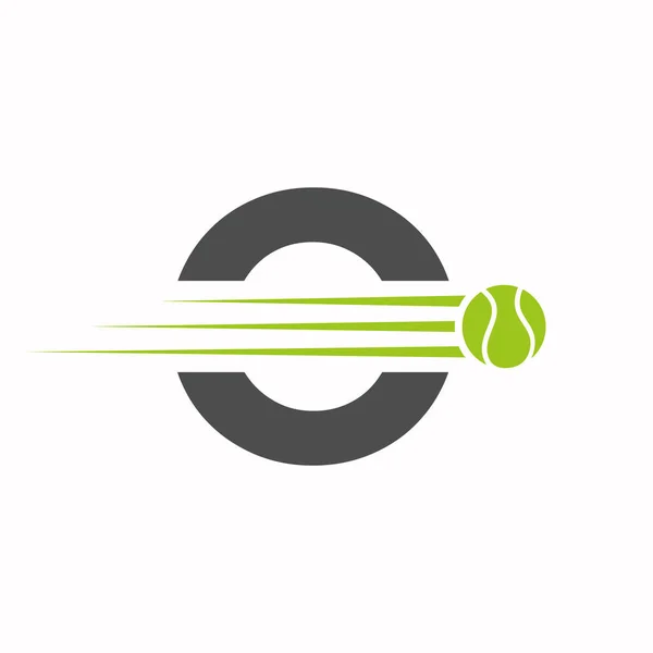 Початковий Логотип Let Tennis Тенісний Спортивний Логотип Символ — стоковий вектор