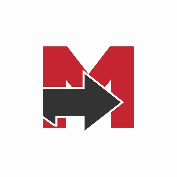 Simgesi Ile Harfi Finansal Büyüme Logosu Tasarımı — Stok Vektör