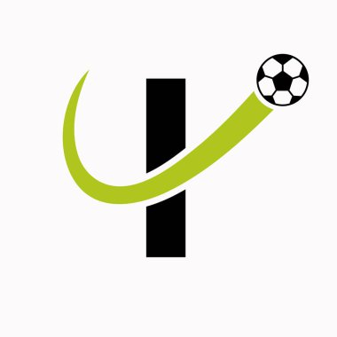 1. Futbol Logosu. Futbol Logosu Hareketli Futbol Simgesi Konsepti