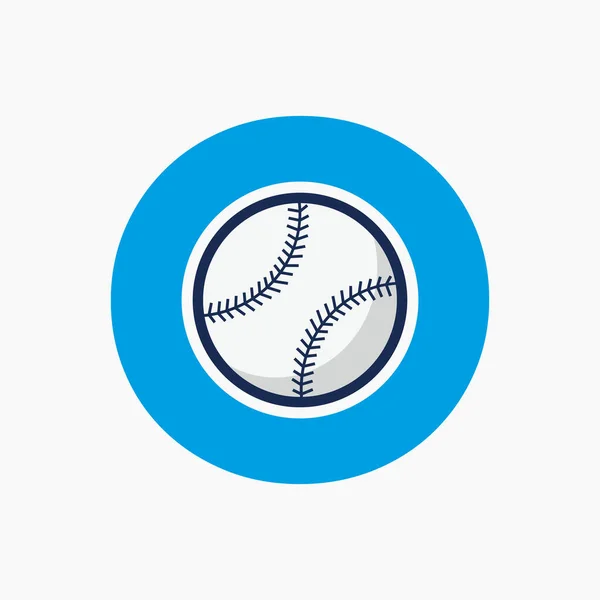 野球ロゴOn Letter Oベクトルテンプレート — ストックベクタ