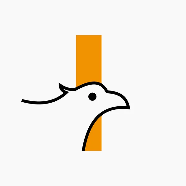 Letra Inicial Eagle Logo Design Plantilla Vector Símbolo Transporte — Archivo Imágenes Vectoriales