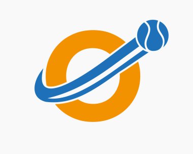 O Tenis Kulübü Logosu Şablonu. Tenis Spor Akademisi, Kulüp Logosu