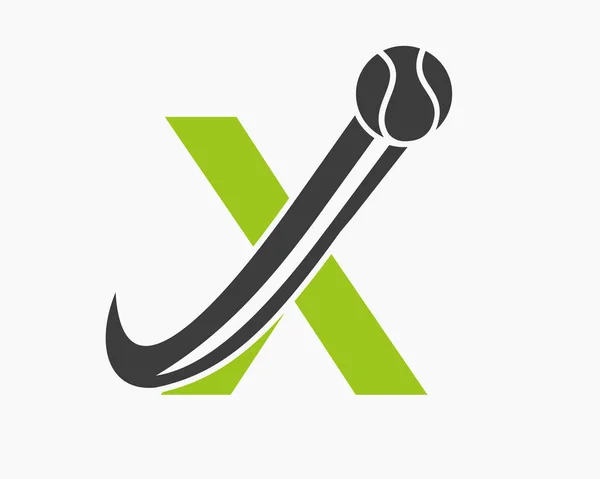 Letter Tennis Club Logo Design Template Tennis Sport Academy Club — Stock vektor