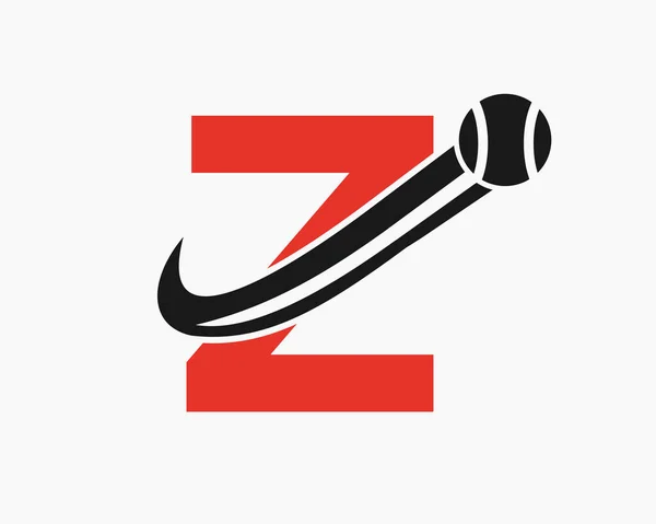 Letter Tennis Club Logo Design Template Tennis Sport Academy Club — Wektor stockowy