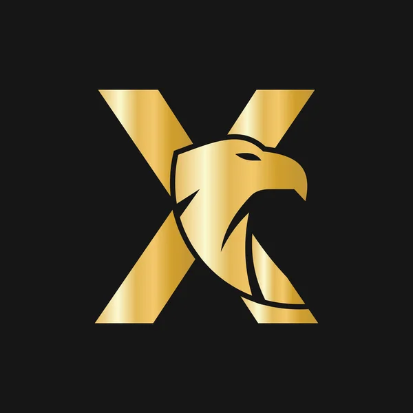 Letter Eagle Logo Design Šablona Vektoru Symbolu Přenosu — Stockový vektor