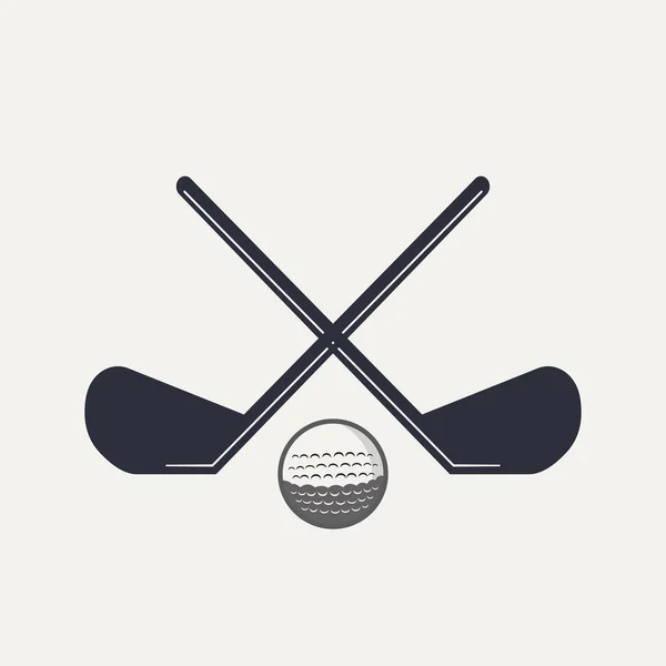 Hockey Toernooi Logo Ijshockey Badge Logo Sjabloon — Stockvector