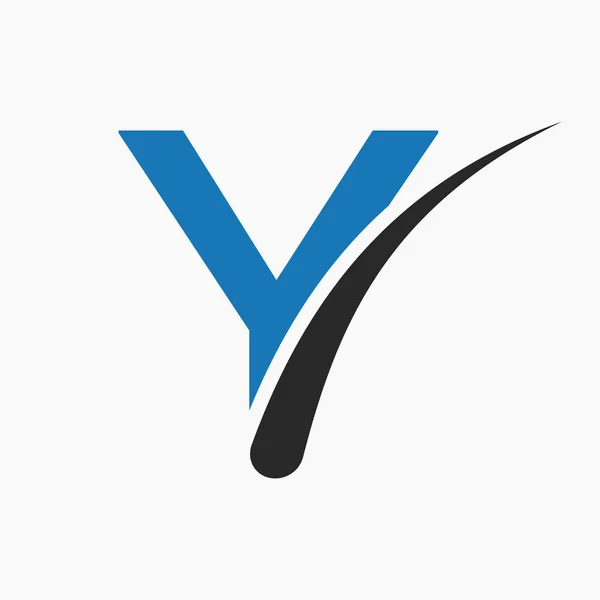 Levél Hajkezelés Logo Vector Sablon Hajápolási Szimbólum — Stock Vector