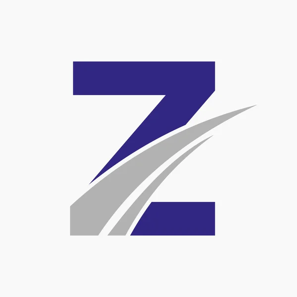 Zロゴ Zレターロゴデザインテンプレート ストックベクター