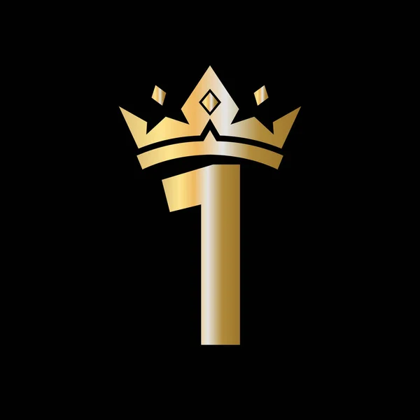 Буква Корона Логотип Короны Букве Векторный Шаблон Красоты Моды Звезды — стоковый вектор