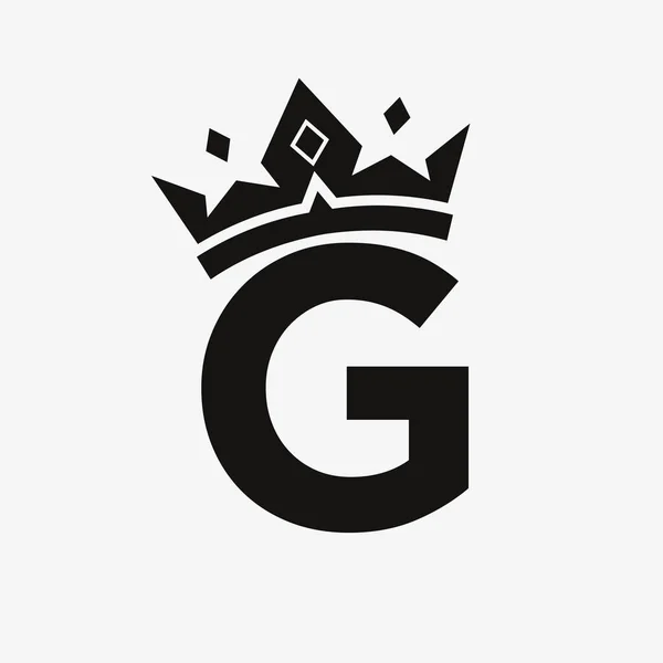 Crown Logo Letter Vector Skabelon Til Skønhed Mode Elegant Luksus – Stock-vektor