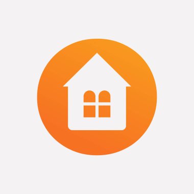 Gayrimenkul Sembolü için Ev İkonası Mektubu