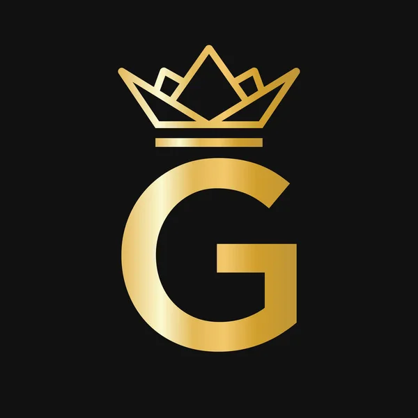 Літера Crown Logo Логотип Корони Краси Моди Зірки Елегантний Розкішний Ліцензійні Стокові Вектори
