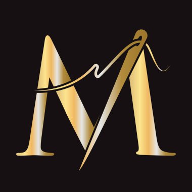 Nakış, Tekstil, Moda, Kumaş, Kumaş Sembolü için İğne Logosu Tasarımı