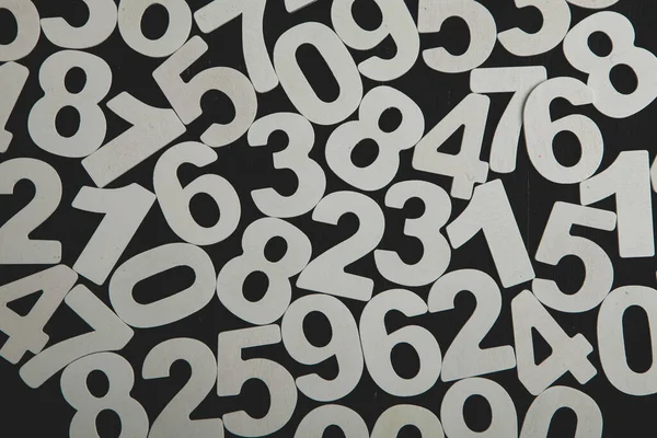 Digital Background Numbers Texture Random Numbers Figures Economic Collapse Default — Fotografia de Stock