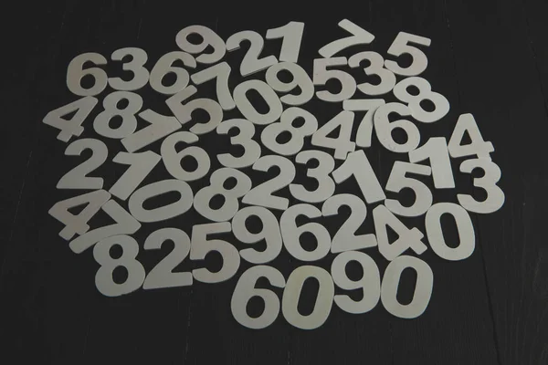 Rakamların Geçmişi Sıfırdan Dokuza Kadar Mali Veri Kavramı Matematik Sayılarla — Stok fotoğraf