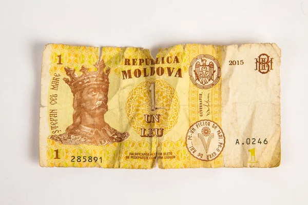 Moldova Cumhuriyeti Nin Ulusal Para Birimi Moldova Leu — Stok fotoğraf