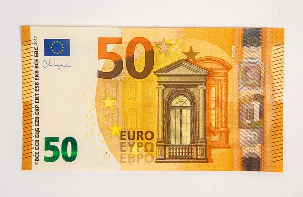 Billetes Euros Dinero Eur Curso Legal Unión Europea — Foto de Stock