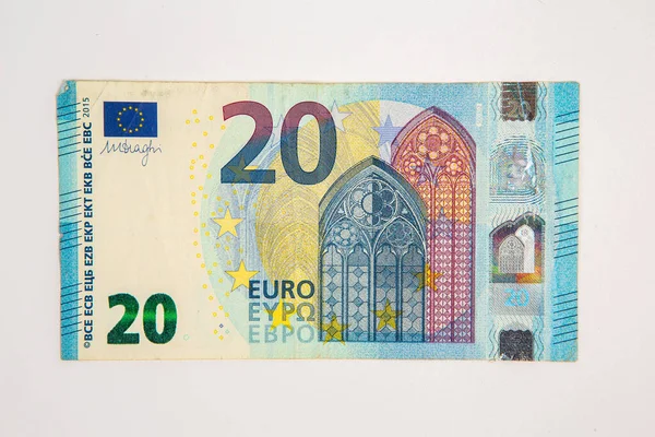Euro Banknotes Money Eur Легальний Платіжний Засіб Європейського Союзу — стокове фото