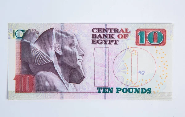 Банкнота Єгипетських Фунтів Національна Валюта Єгипту — стокове фото