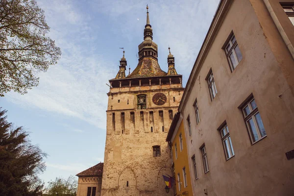 Eine Wunderschöne Mittelalterliche Zitadellenstadt Sighisoara Herzen Rumäniens Siebenbürgen Reiseziel Osteuropa — Stockfoto