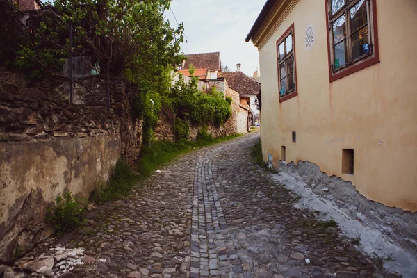 Красивый Средневековый Город Сигисоара Самом Сердце Румынии Трансильвания Туристическое Направление — стоковое фото